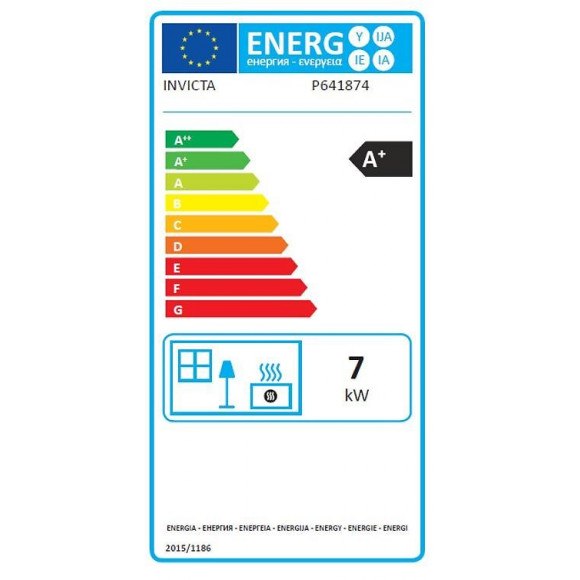 Poêle à granulés Nola 7 Rouge flamme verte