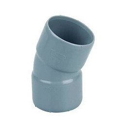 Coude PVC évacuation bâtiment FF 22°30 DN40