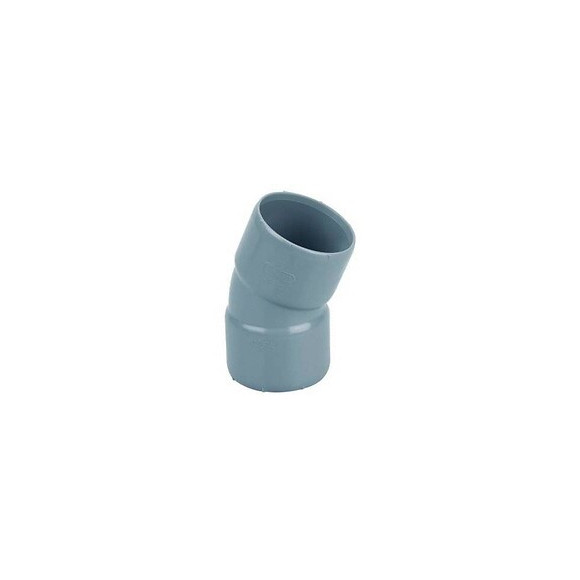 Coude PVC évacuation bâtiment FF 22°30 DN40