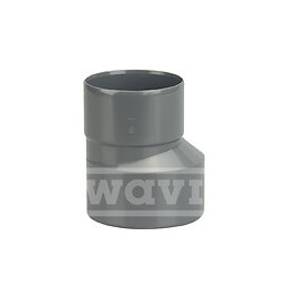 Réduction excentrée PVC évacuation bâtiment DN125xDN100