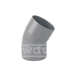 Coude PVC évacuation bâtiment FF 30° DN100