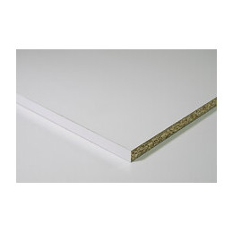 Tablette mélaminée Blanc 1850x400x16mm