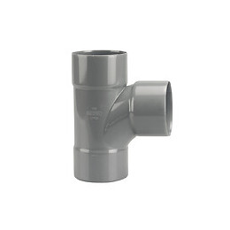 Culotte PVC évacuation bâtiment FF 87°30 DN100