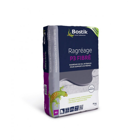 Ragréage P3 fibré chantier e x treme 25kg