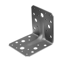 Equerre renforcée nervurée galvanisée sendzimir 70x70x55mm