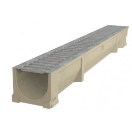 Caniveau Béton Polymère Long 1m