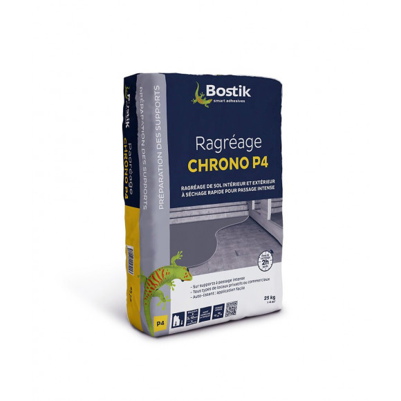 Ragréage prise rapide P4 intérieur e x térieur 25kg