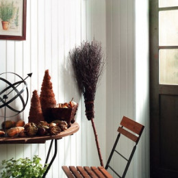 Lambris PVC blanc 10x260cm