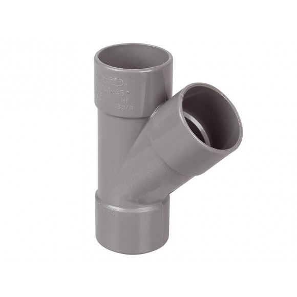 Culotte PVC évacuation bâtiment FF 45° DN40