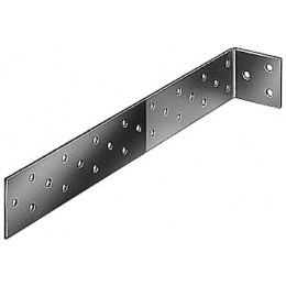 Equerre galvanisée sendzimir à bétonner 205x40x40mm