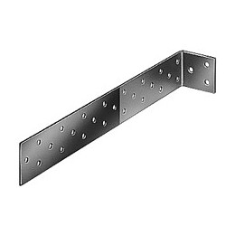 Equerre galvanisée sendzimir à bétonner 205x40x40mm