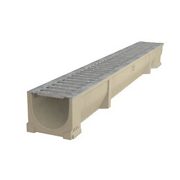 Caniveau Béton Polymère Long 1m