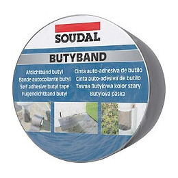 Bande d'étanchéité couleur alu 10mx7.5cm