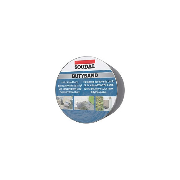 Bande d'étanchéité couleur alu 10mx7.5cm