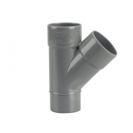 Culotte PVC évacuation bâtiment MF 45° DN50