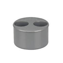 Tampon de réduction PVC évacuation bâtiment DN100xDN40xDN40