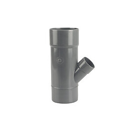 Branchement PVC évacuation bâtiment MF 45° DN100xDN50