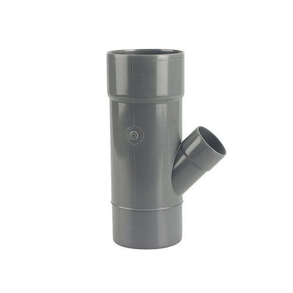 Branchement PVC évacuation bâtiment MF 45° DN100xDN50