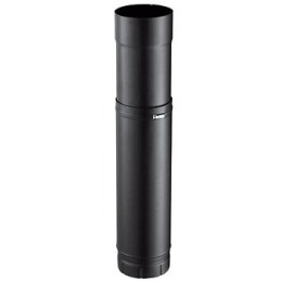 Zoom émaillé noir mat réglable diamètre 150mm