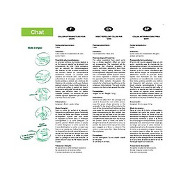 Collier antiparasitaire ""E-collier"" pour chat