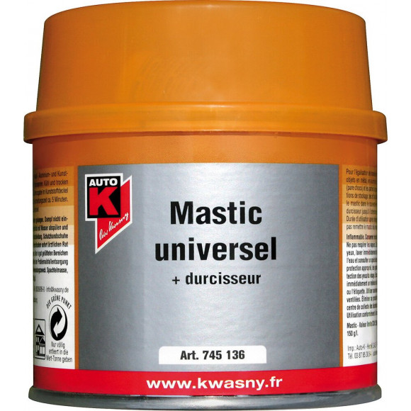 Mastic universel 250g + durcisseur