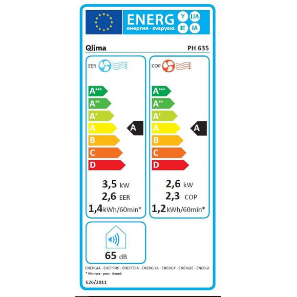 Climatiseur mobile PH635 12 000BTU réversible 