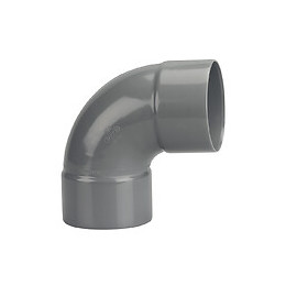 Coude PVC évacuation bâtiment FF 87°30 DN100