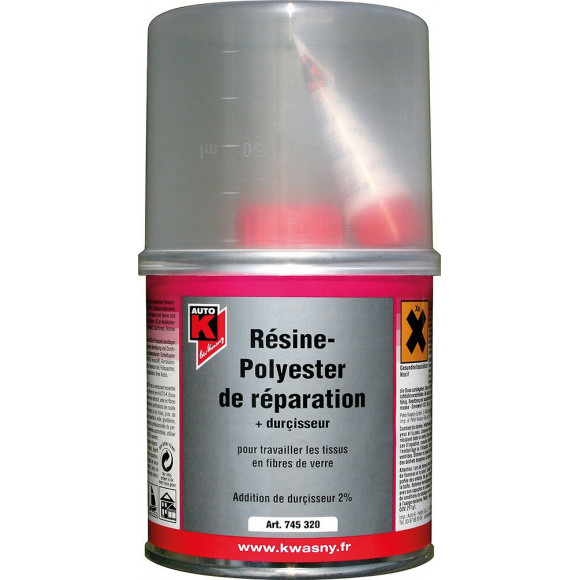 Résine polyester 1 L+ durcisseur