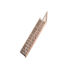Escalier ECO FRANCE hêtre droit