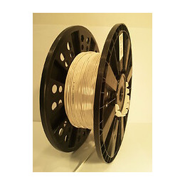 Câble portier 5 paires 0.6 mm2 ivoire à la coupe