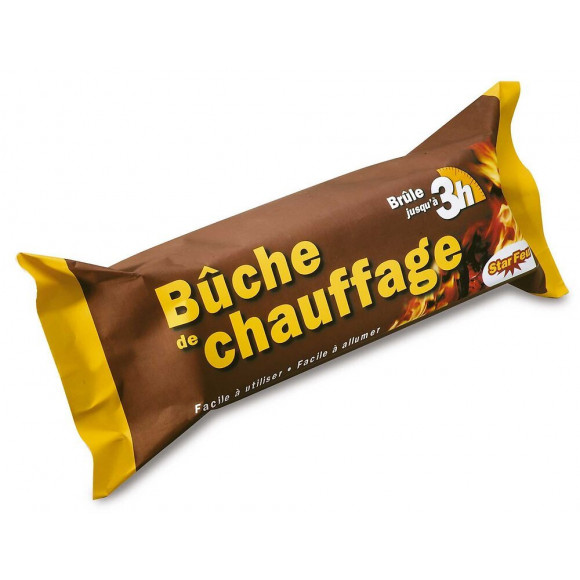 Bûche calorifique STARFEU 3h00