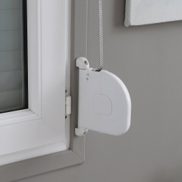 Volet roulant adaptable à sangle alu Blanc 120x120cm