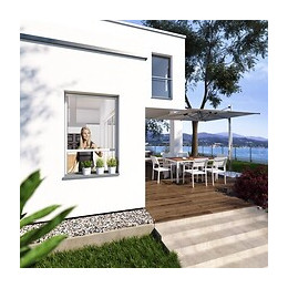 Enrouleur fenêtre ALU blanc 130x160cm