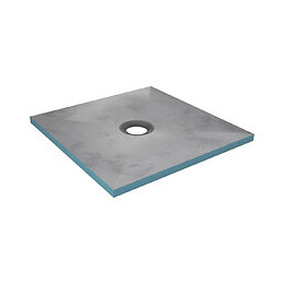 Receveur à carreler pour douche à l'italienne 90x90x4cm