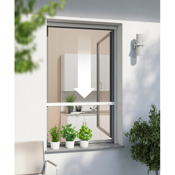 Enrouleur fenêtre ALU blanc 130x160cm