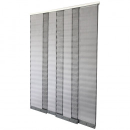 Moustiquaire rideau L.130xh.230cm Gris