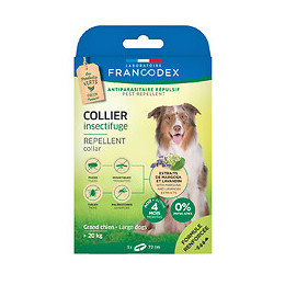 Collier insectifuge grand chien 20-40kg