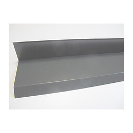 Rive contre mur acier galva 1045 210cm gris