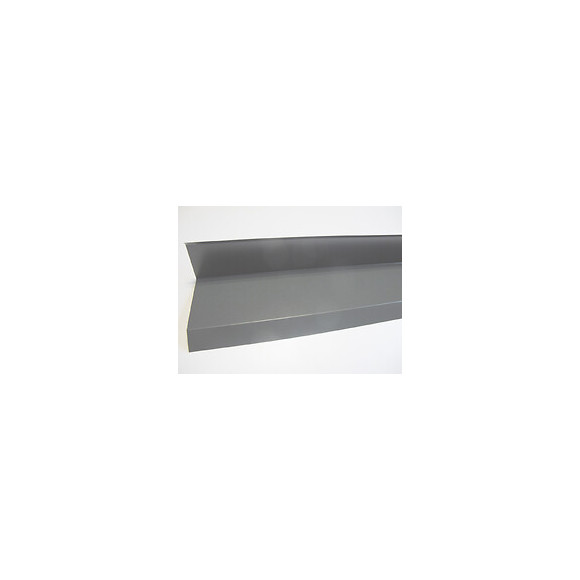 Rive contre mur acier galva 1045 210cm gris