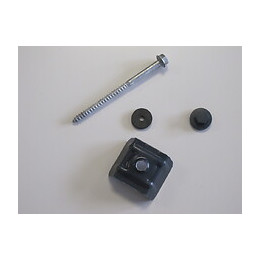 Kit fixations pour tôle acier galva nervuré 1045 bleu