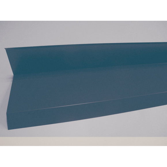 Rive contre mur acier galva 1045 210cm bleu