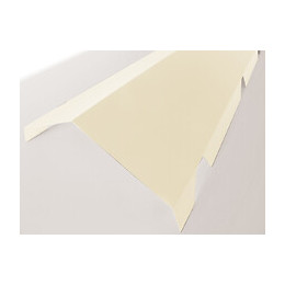Faîtière crantée double pan acier galva 210cm beige