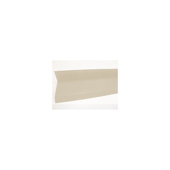 Rive contre mur acier galva 1045 210cm beige