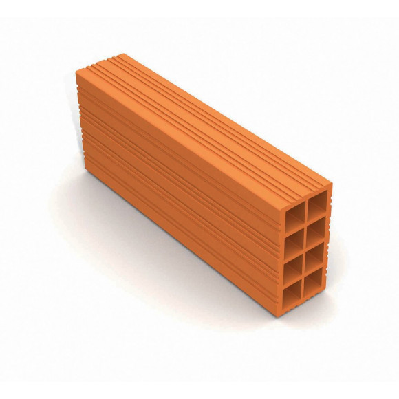 Brique terre cuite 2 alvéoles 10/20/50