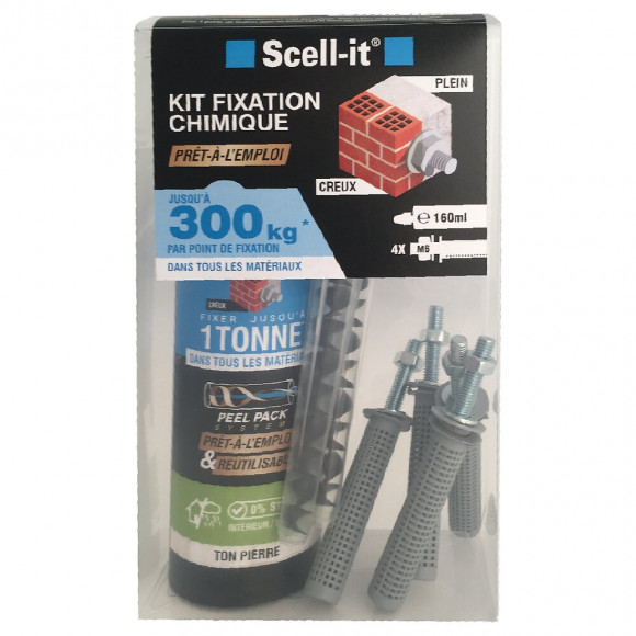 Kit de fixation 160ml 300kg