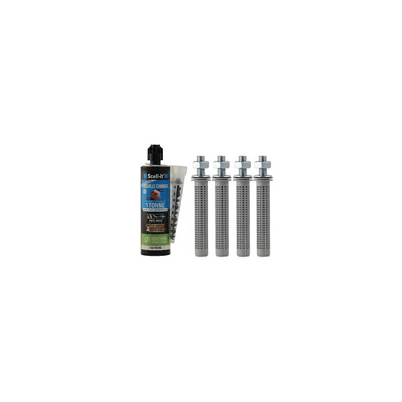 Kit de fixation 160ml 800kg