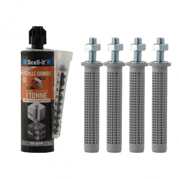 Kit scellement chimique 165ml