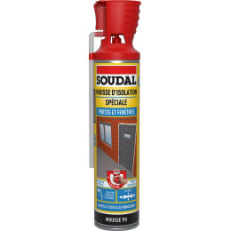 Mousse Portes et Fenêtres Pistolet intégré 500ml