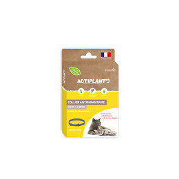 Collier antiparasitaire ACTIPLANT'3 gris chat