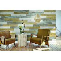 Lambris PVC Cottage brun 16.7x120cm